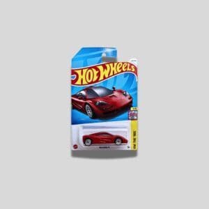 Hot Wheels 2024 McLaren F1 – HW: The '90s 9/10 – Mainline Q Case – International Card 243/250 – 1:64 Scale (Red)