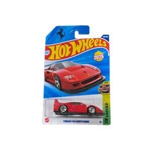Hot Wheels Ferrari F40 Competizione – 2025 HW Exotics 4/5 | Collector #198/250 – Red Supercar