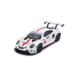 2019 Porsche 911 RSR White Diecast Car 1:43 Scale by Bburago (18-38302) – Official Collectible Model