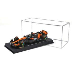 Bburago McLaren F1 MCL38 Oscar Piastri #81 Diecast Car 1:43 Scale with Helmet – Miami GP 2024 Edition