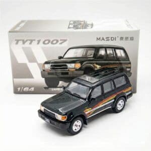 MASDI 1:64 Toyota Land Cruiser LC80 (1994) – Green Imported Model Car