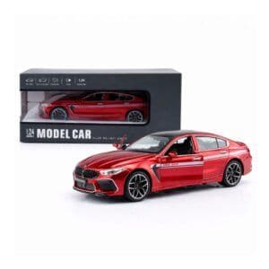 1:24 Scale BMW Manhart MH8 800 Die-Cast Car | Alloy Model with Openable Doors, Pull-Back Action, Lights & Sound (India)