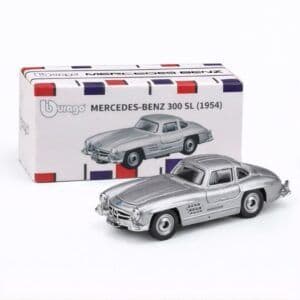 Bburago Sports Cars Mercedes-Benz 300 SL (1954) | 1:64 Scale Official Die-Cast Model
