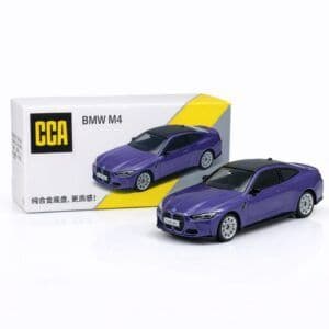 CCA BMW M4 S07-01 – Purple | 1:64 Scale Premium Die-Cast Sports Coupe (India)