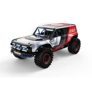 MJX Hyper Go H8P 1/8 Scale Ford Bronco Baja 1000 RC Car – 2-Speed, Sensored Brushless, Diff Lock, App-Tuned Performance