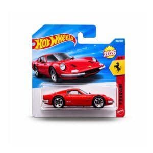 Hot Wheels Ferrari Dino 206 GT G – International Short Card – 1:64 Die-Cast