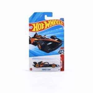 Hot Wheels Formula E Gen3 – Black & Orange | 1:64 Scale Diecast | Track Aces Series | Mainline | 194/250 (Imported)