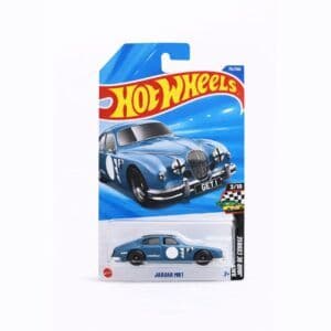 Hot Wheels Jaguar MK1 – Blue | 1:64 Scale Diecast | Race Day Series | Mainline | 75/250 (Imported)