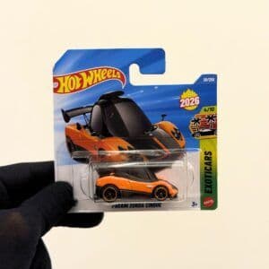 Hot Wheels Pagani Zonda Cinque – Orange | 2026 HW Exotics 1:64 Die-Cast Car (26/250)