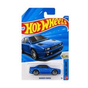 Hot Wheels Maserati Shamal Blue (16/250) Factory Fresh 2/5 – 1:64 Scale