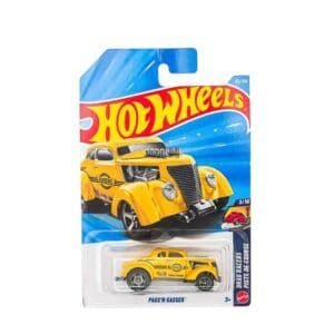 Hot Wheels Pass’n Gasser Yellow | Die-Cast 1:64 Scale Car | Race Team Series