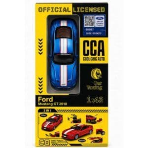 CCA Ford Mustang GT 2018 1:42 Scale Alloy Diecast Model Car | Blue | India