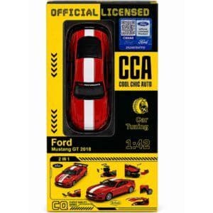 CCA Ford Mustang GT 2018 1:42 Scale Alloy Diecast Model Car | Red | India