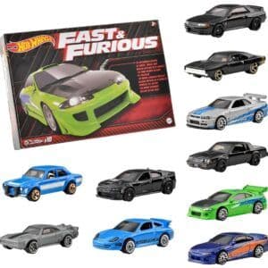 Hot Wheels Fast & Furious 10-Car Pack Diecast Collection | 1:64 Scale Movie Cars | India