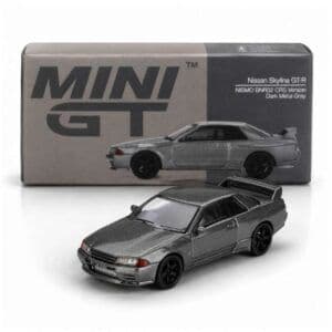 Mini GT Nissan Skyline GT-R NISMO BNR32 CRS Version Dark Metal Gray 1:64 Diecast Model | India