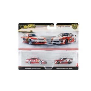 Hot Wheels Premium Nissan 240SX (S14) & Nissan Silvia (S15) 2-Pack | Car Culture | 1:64 Die-Cast | India