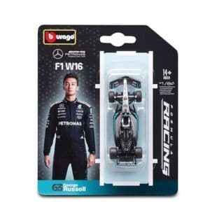 Bburago Mercedes-AMG F1 W16 1:64 Diecast Model Car | George Russell #63 | Formula 1 | India