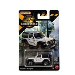 Matchbox Jurassic World ’18 Jeep Wrangler Biosyn | 1:64 Die-Cast Off-Road SUV | India
