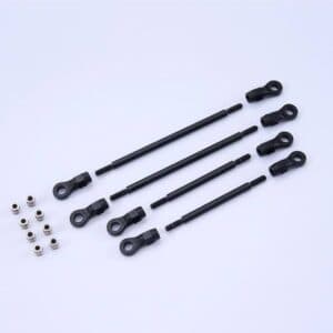 FMS FCX10 Front Rod Set for K5, LC80, PRO LC80 & Discovery/Range Rover/Defender 110