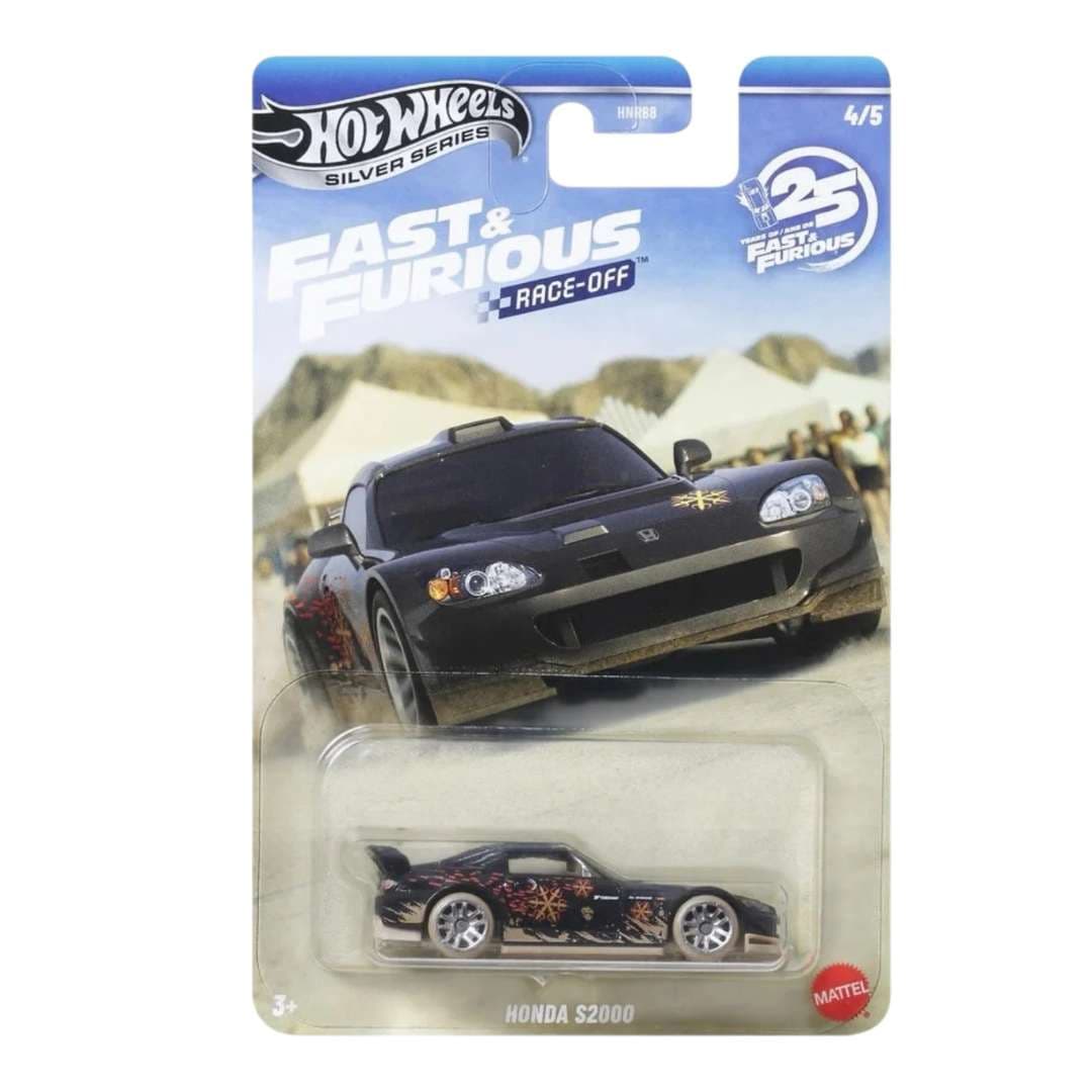 Hot Wheels Silver Series Fast &amp; Furious Race-Off Honda S2000 1:64 Die-Cast Car