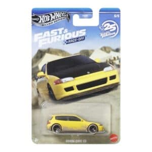 Hot Wheels Silver Series Fast &amp; Furious Race-Off Honda Civic EG 1:64 Die-Cast Car