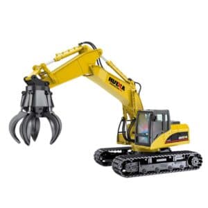 Huina 1571 (571HD) 1:14 RC Excavator with Claw Grabber | 21CH RTR | India