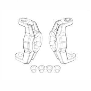 MJX Hyper Go P8HAF06 Front Axle Mount for H8E & H8H RC Crawlers