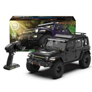 MK-07 V2 1/7 Scale 4WD Brushless RTR RC Rock Crawler – FOC Sensored Power | India (Black)