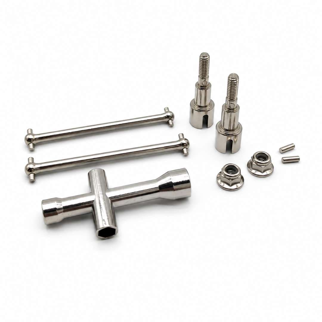 SUCHIYU 6311 Metal Rear Drive Shaft Upgrade Kit for SCY-16101 PRO 16102 PRO 16103 PRO 16104 PRO 16201 PRO