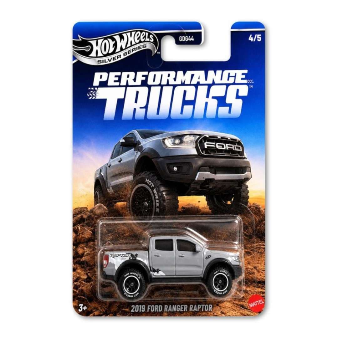 Hot Wheels Silver Series 2019 Ford Ranger Raptor 1:64 Die-Cast Pickup Truck