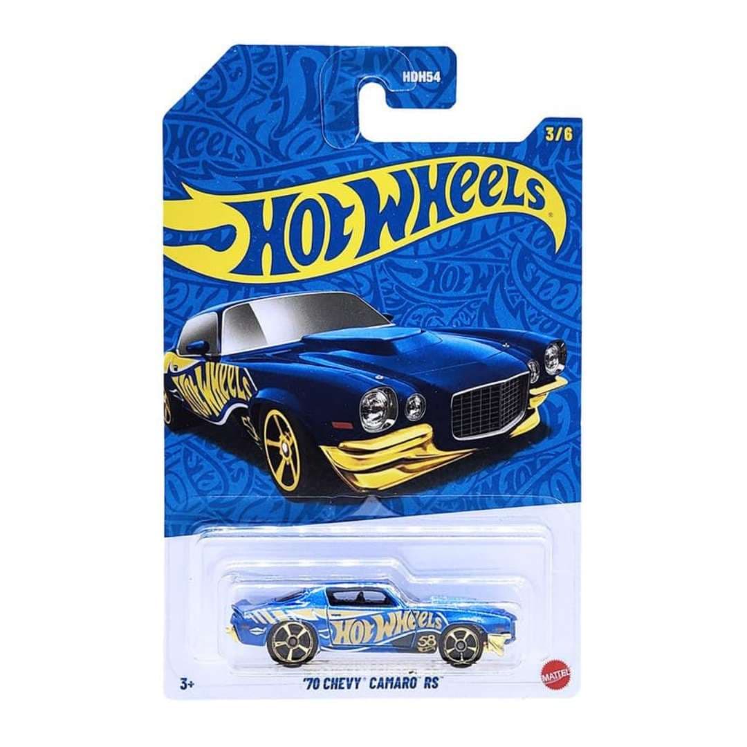Hot Wheels ’70 Chevy Camaro RS 1:64 Scale Die-Cast Muscle Car