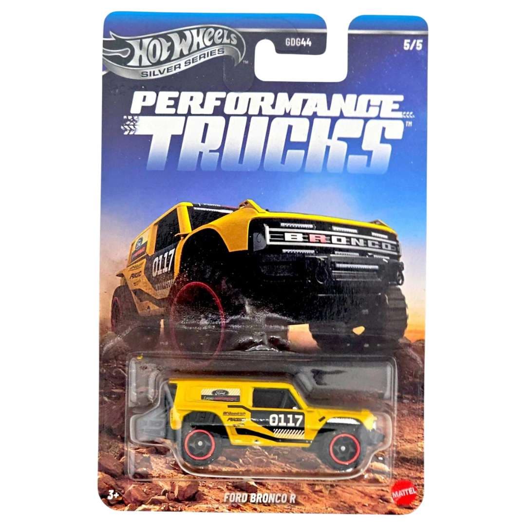 Hot Wheels Silver Series Ford Bronco R 1:64 Scale Die-Cast Off-Road SUV