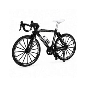 1:10 Scale Metal Die-Cast Road Bicycle Model – Black | Collectible Display Bike
