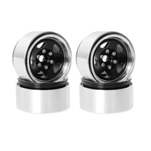 1.9 Inch Red Spider Premium Black Beadlock Wheels for 1/10 RC Crawler | India