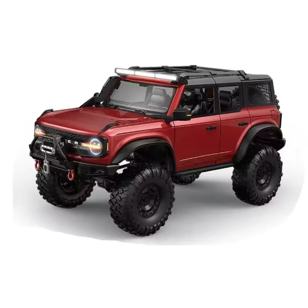 HB Toys R1002-B Bronco 1/10 Brushless 4WD RC Rock Crawler with Diff Lock, Winch & 2-Speed – Red | India