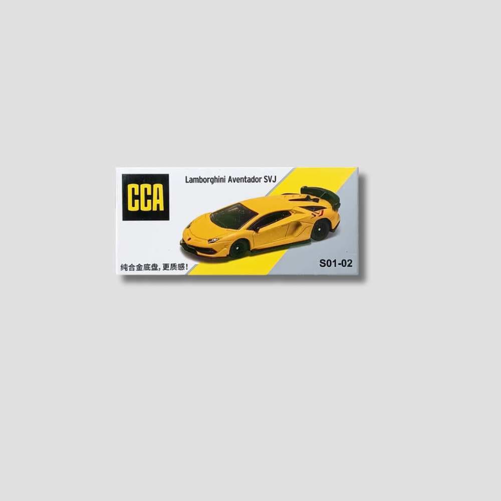 CCA Lamborghini Aventador SVJ – Yellow (Scale 1:64) India