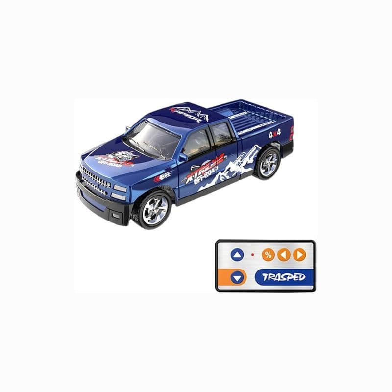 Trasped 1:64 Alloy Super Mini RC Car – Ford Raptor-Style 5-Channel Desktop Remote Control Toy
