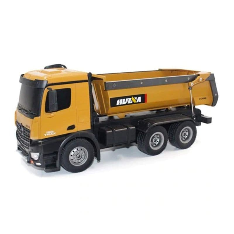 Huina 1573 1:14 Scale RC Dump Truck – 10 Channel Heavy-Duty Construction Vehicle (2025 Model | India)