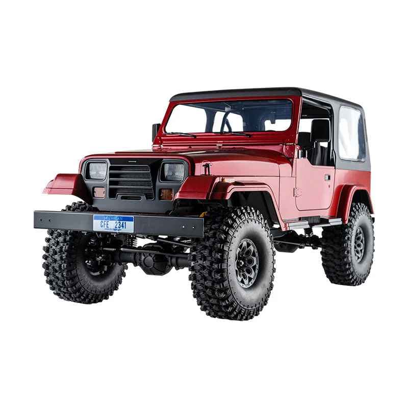 FMS ROCHOBBY Mashigan RS 1:10 Scale 4WD RC Rock Crawler – Hard Body, Realistic Interior – Red