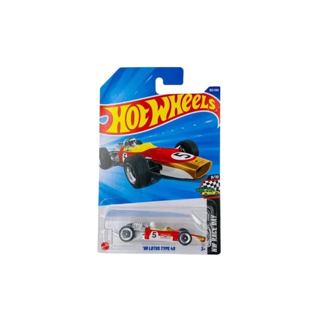 Hot Wheels ’68 Lotus Type 49 – 2025 HW Race Day 8/10 | Collector #183/250 – Classic F1 Race Car