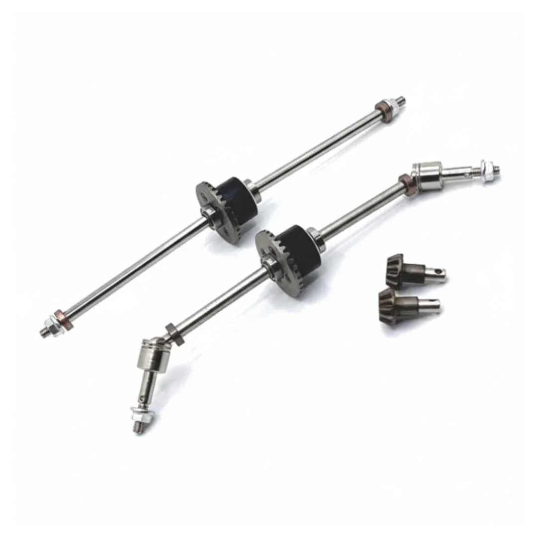 MN Model D4A-03 Front Axle Shaft with Gear – Upgrade Part for MN99S, MN86S, MN90 & WPL Crawlers