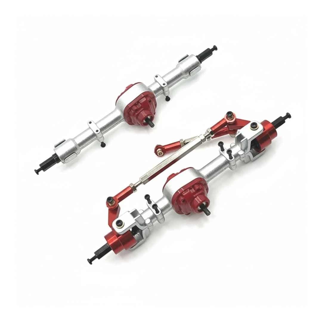 MN Model Metal Front & Rear Axle Assembly – Upgrade Parts for MN99S, MN86S, MN90 & MN82