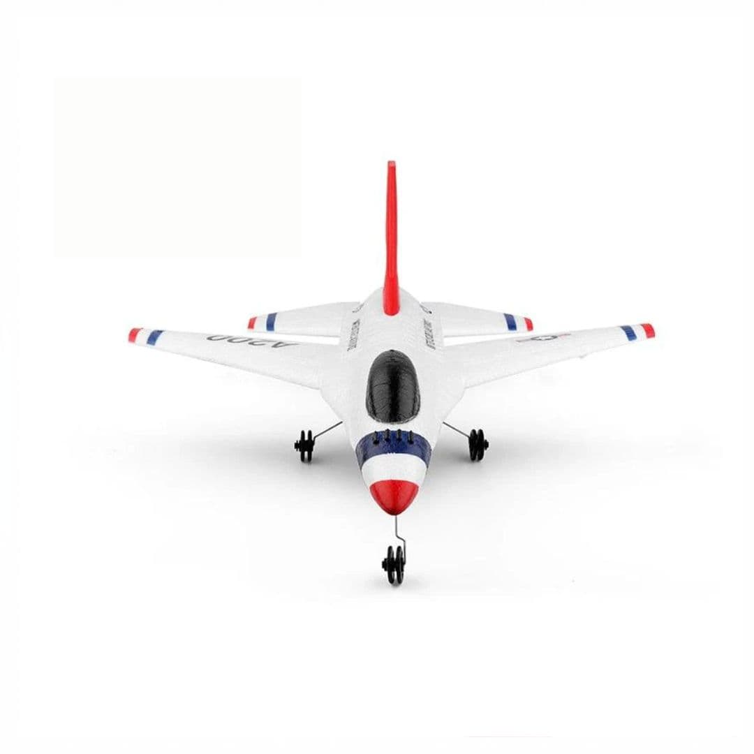 WLtoys A200 RC Plane – 2 Channel F-16 Fighter Jet Design Remote Control Aircraft with 6-Axis Gyro & EPP Material (2.4GHz)