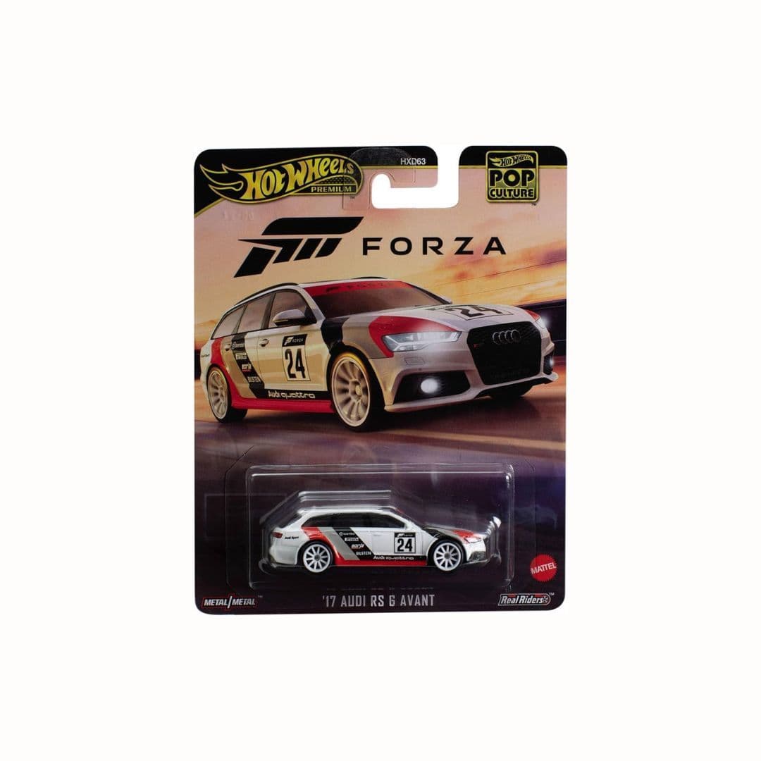 Hot Wheels Premium Pop Culture Forza ‘17 Audi RS 6 Avant – 1:64 Die-Cast