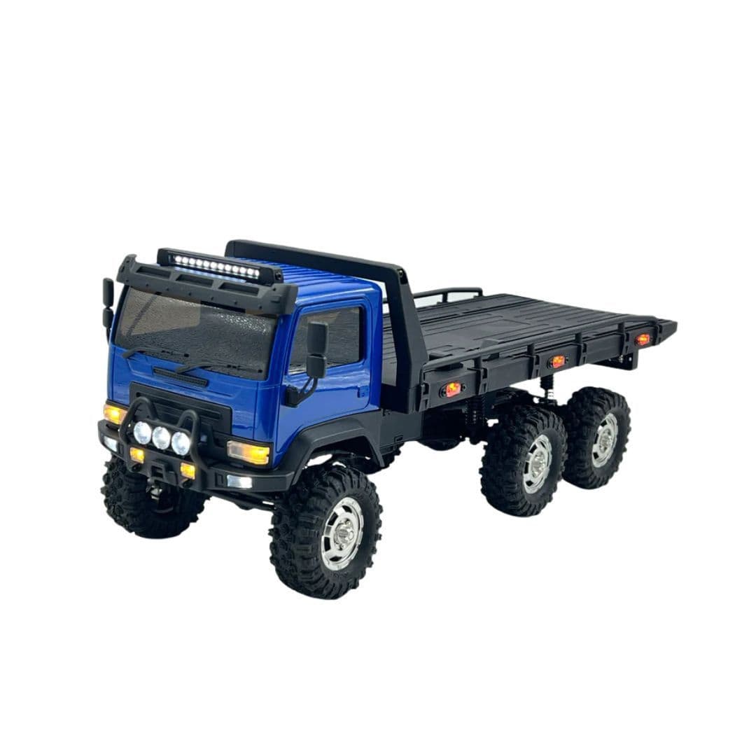 Hobbyplus CR18P Arktos 6×6 RTR RC Crawler – 1/18 Scale 6WD Trail Truck with Winch & LED Lights (Blue) | India