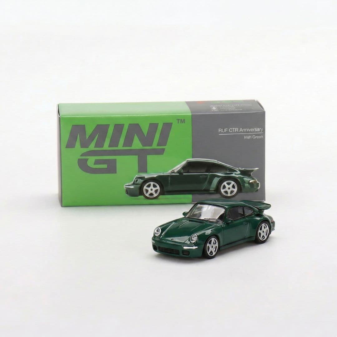 Mini GT RUF CTR Anniversary – Irish Green (1:64 Die-Cast Imported Model)