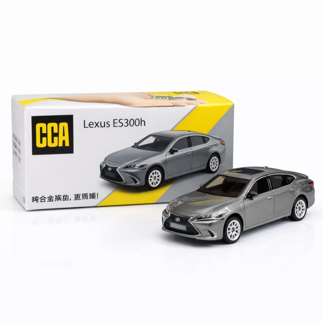 CCA Lexus ES300h L01-01 – Grey | 1:64 Scale Premium Die-Cast Sedan Model (India)