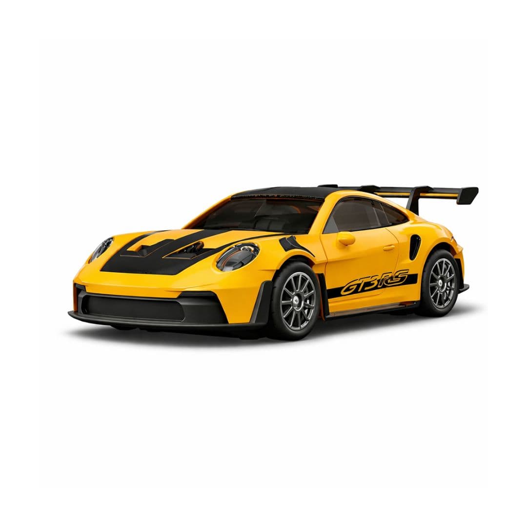 Hstar 1:43 Porsche 911-Style Metal Alloy RC Drift Car 4WD with Gyro & LED – Yellow