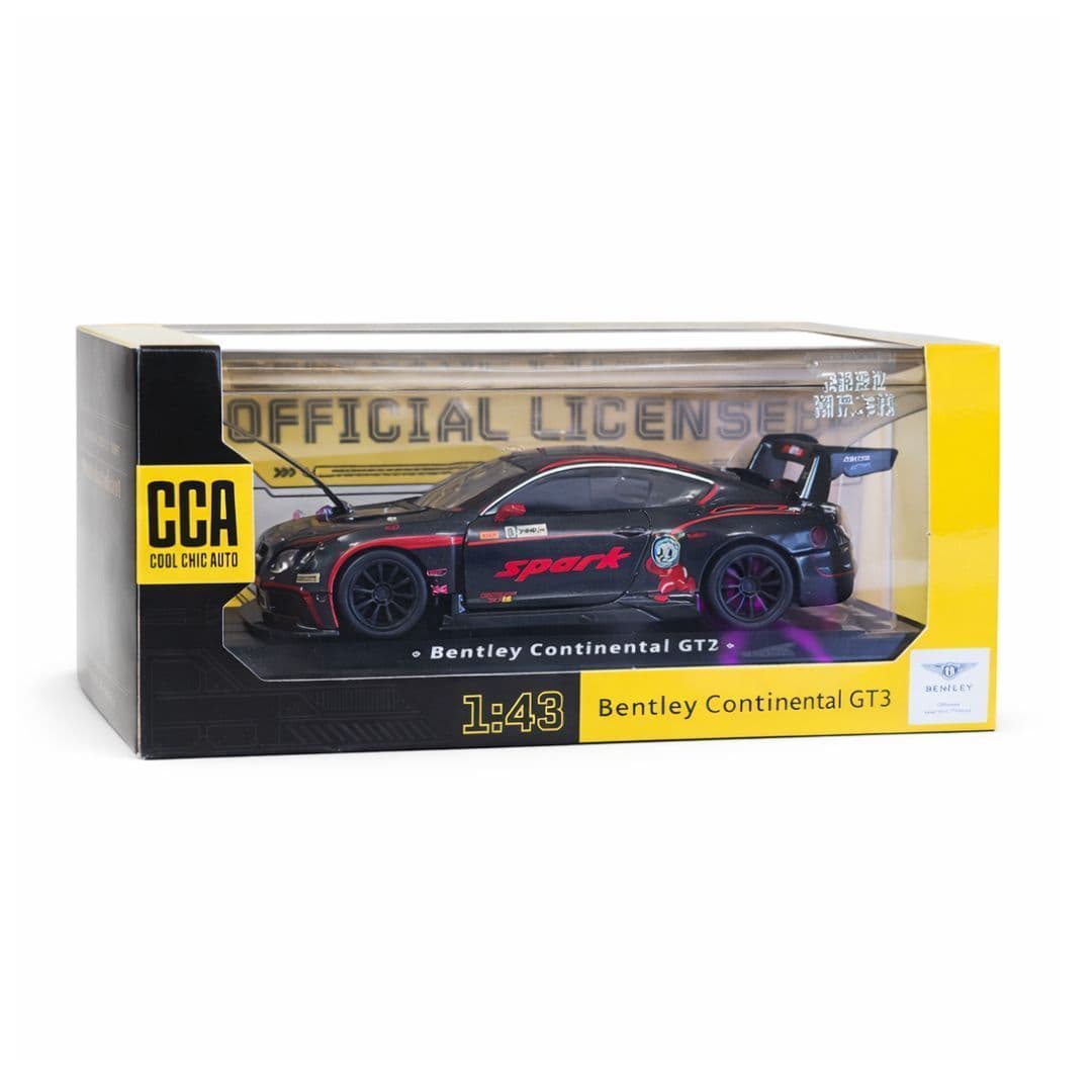 CCA Premier Auto Super Cool Bentley Continental GT3 – Grey / Red | 1:43 (With Display Box)