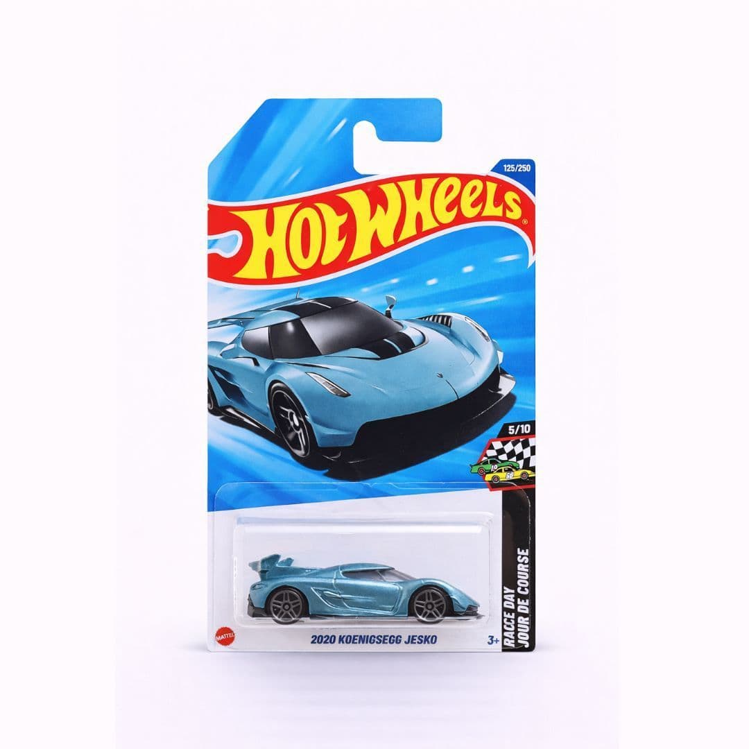 Hot Wheels 2020 Koenigsegg Jesko | HW Race Day | 1:64 Scale Diecast Car (Carded)